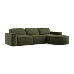 LaMiaSofa hoekbank rechts Melissa – chenille stof – olijf – 284x166x70 LaMiaSofa hoekbank rechts Melissa – chenille stof – olijf – 284x166x70