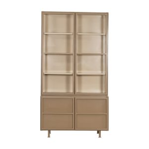 New Routz Vitrinekast Langley cappuccino New Routz Vitrinekast Langley cappuccino
