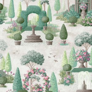 Laura Ashley Vliesbehang Naunton Folly Fern 10mx52cm Laura Ashley Vliesbehang Naunton Folly Fern 10mx52cm