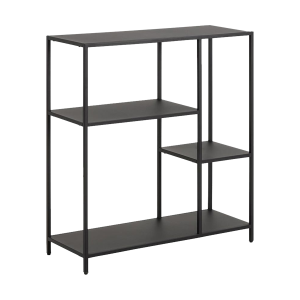 Lisomme Roy Open Kast van Metaal – B 79,5 cm – Zwart Lisomme Roy Open Kast van Metaal – B 79,5 cm – Zwart