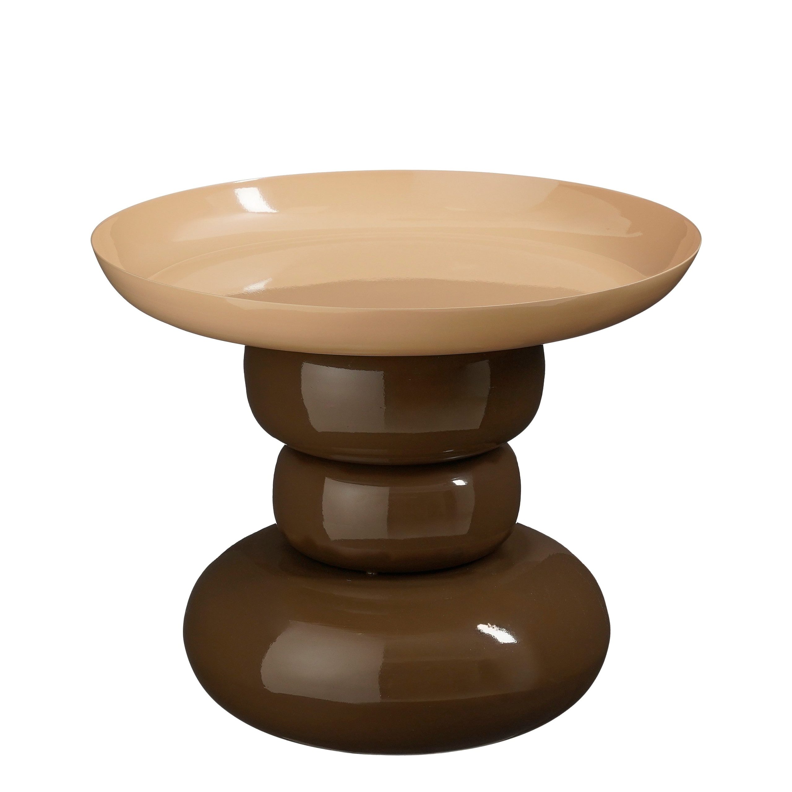 Mica Decorations Zita Bijzettafel - Bijzettafeltje Rond - Woonkamer De