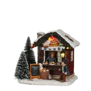 LuVille Kerstdorp Miniatuur Kaneelbroodjes – L12 x B9 x H11 cm LuVille Kerstdorp Miniatuur Kaneelbroodjes – L12 x B9 x H11 cm