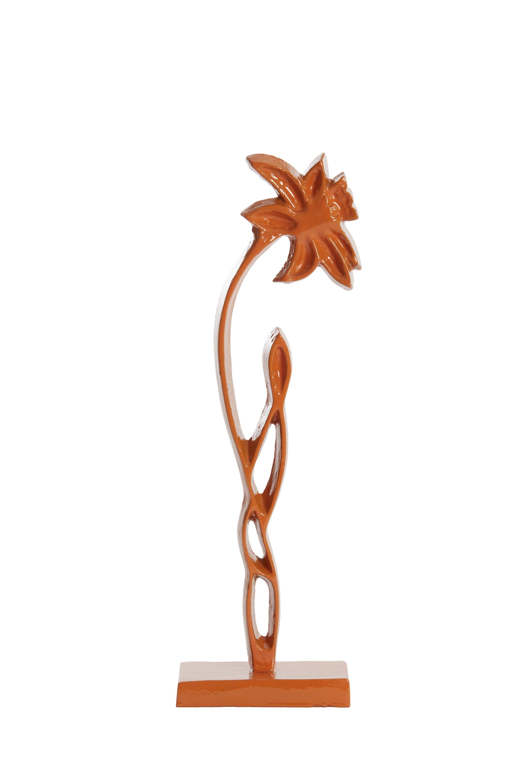 Light & Living ornament DAFFODIL - 12x7.5x40cm - oranje
