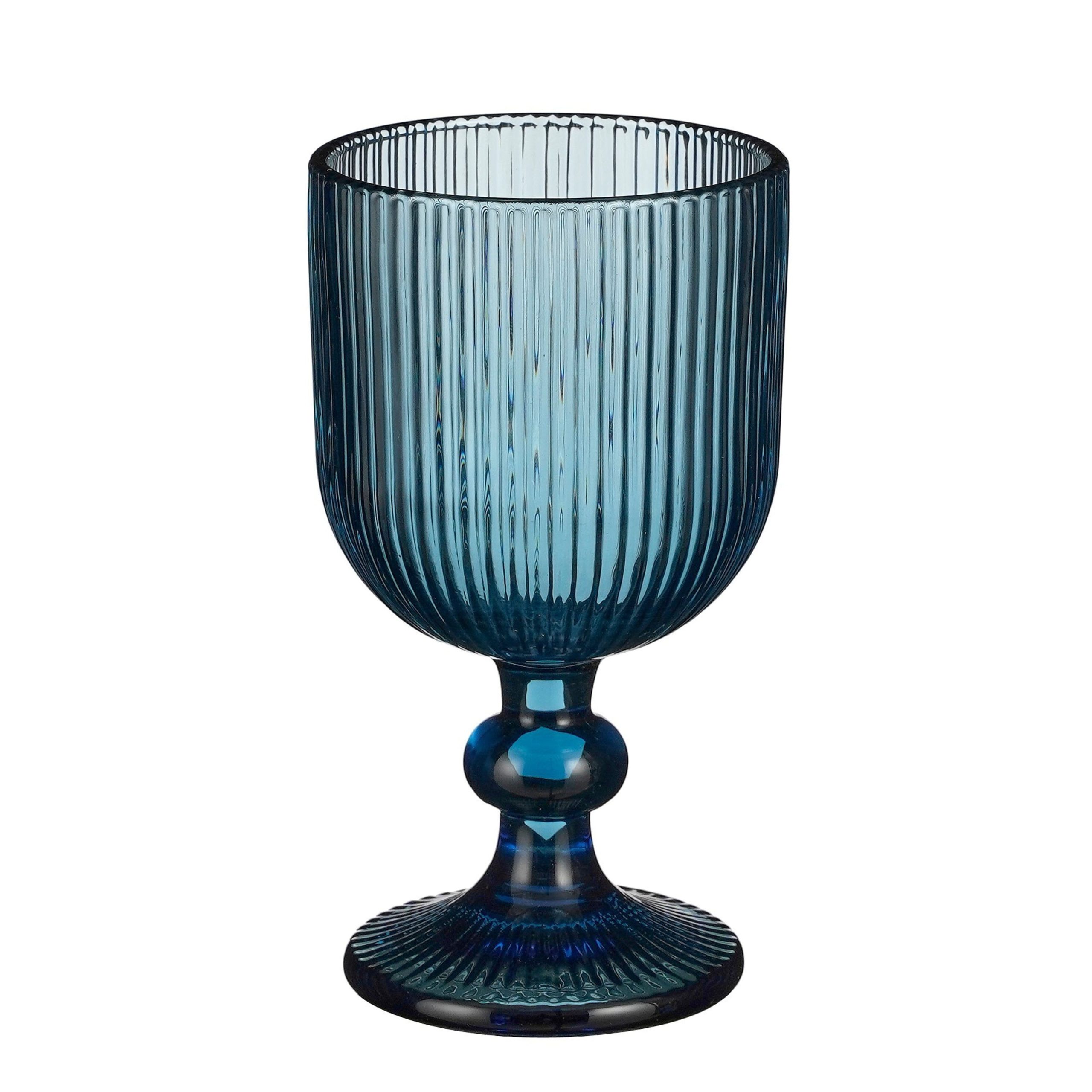 Mica Decorations Merlot Wijnglas - 250 ml - Glas - Blauw
