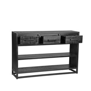 LABEL51 Sidetable Chili – Zwart Mangohout – 115x30x75cm LABEL51 Sidetable Chili – Zwart Mangohout – 115x30x75cm