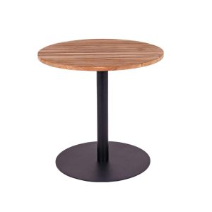 MaximaVida ronde eettafel Java zwart 80 cm – zware 49 kg uitvoering MaximaVida ronde eettafel Java zwart 80 cm – zware 49 kg uitvoering