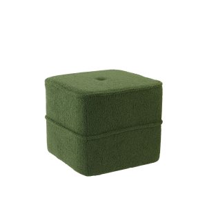 Light & Living poef Kiki – groen – 40x40x35cm Light & Living poef Kiki – groen – 40x40x35cm