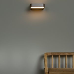 Lucide wandlamp SILVI – Geïntegreerde LED – Koffie Lucide wandlamp SILVI – Geïntegreerde LED – Koffie