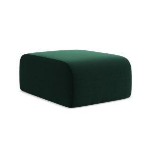 LaMiaSofa Poef Cervo – velours – flessengroen – 72x94x42