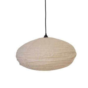 NOA MAY Hanglamp Ellips – taupe – linnen – XL – Ø 60 cm / H 30 cm NOA MAY Hanglamp Ellips – taupe – linnen – XL – Ø 60 cm / H 30 cm