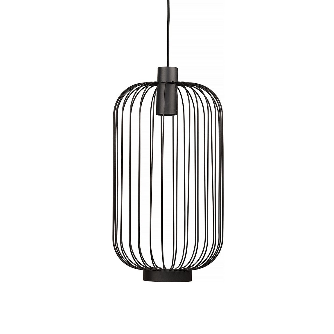 Nowodvorski hanglamp Cage - 1 lichts - 30 x 145 cm - zwart