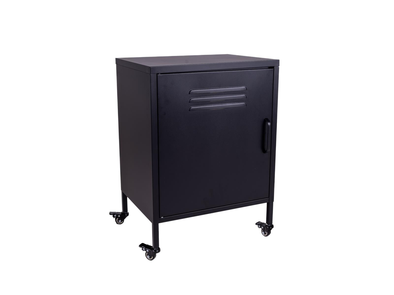 MaximaVida metalen lockerkastje Finn met wieltjes 52 x 40 x 67 cm zwar