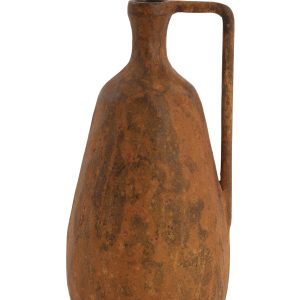Light & Living vaas OSTRA – 17×16.5x35cm – bruin Light & Living vaas OSTRA – 17×16.5x35cm – bruin