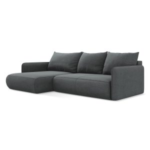 LaMiaSofa hoekbank links Palermo – textuurstof – grijs – 240x148x86 LaMiaSofa hoekbank links Palermo – textuurstof – grijs – 240x148x86