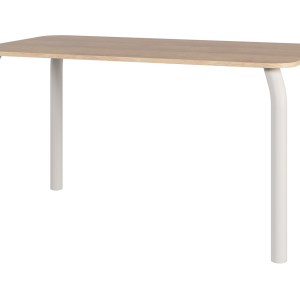 noo.ma Meko eettafel 140 x 80 cm – eikenfineer, stalen frame, geschikt noo.ma Meko eettafel 140 x 80 cm – eikenfineer, stalen frame, geschikt
