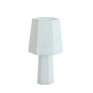 Light & Living tafellamp Musabo – wit – Ø25cm Light & Living tafellamp Musabo – wit – Ø25cm