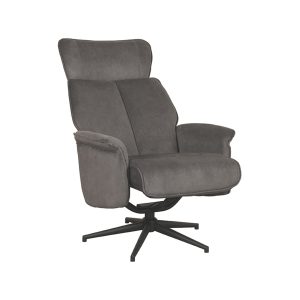 LABEL51 Relaxfauteuil Verdal – Antraciet – Draaibaar LABEL51 Relaxfauteuil Verdal – Antraciet – Draaibaar