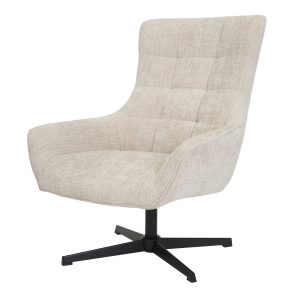 Livingfurn fauteuil Naomi Toffee – beige – stof Livingfurn fauteuil Naomi Toffee – beige – stof