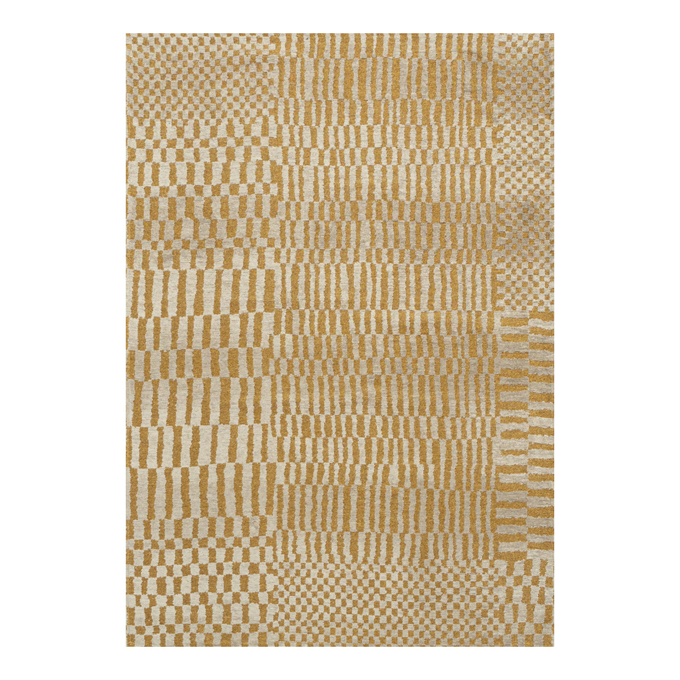Ecorugs vloerkleed Erg - geel - 170x240cm