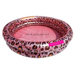 Babyzwembad panterprint roze 60cm