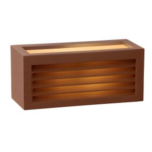 Lucide wandlamp DIMO – 1xE27 – Roest bruin Lucide wandlamp DIMO – 1xE27 – Roest bruin