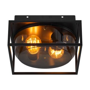 Nordlux Griffin | Plafondlamp | Smoked | E27 Nordlux Griffin | Plafondlamp | Smoked | E27