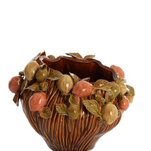 Light & Living vaas LEMONI – 26.5x24x20cm – bruin Light & Living vaas LEMONI – 26.5x24x20cm – bruin