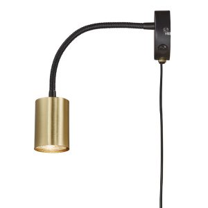 Nordlux Explore Flex Wandlamp – Ø5,5cm – GU10 – Messing Nordlux Explore Flex Wandlamp – Ø5,5cm – GU10 – Messing