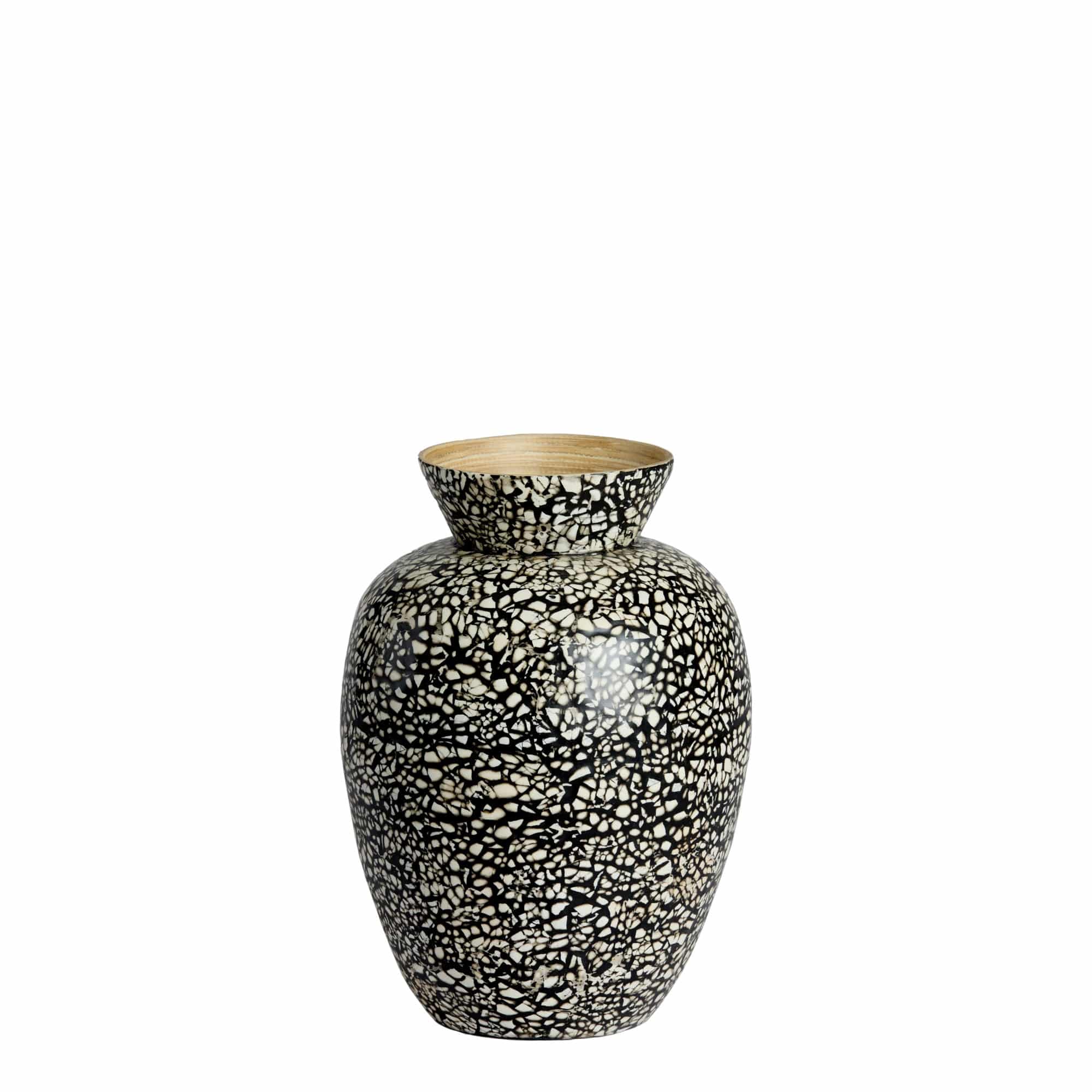 Light & Living vaas Lera - wit - Ø22cm