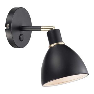 Nordlux Ray Wandlamp – E14 – Zwart