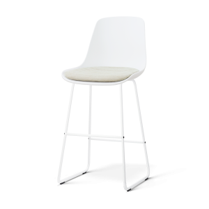 Nolon Nino-Liv Barkruk Wit met Naturelbeige Zitkussen Witte Poten 75Cm Nolon Nino-Liv Barkruk Wit met Naturelbeige Zitkussen Witte Poten 75Cm
