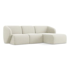 LaMiaSofa hoekbank rechts Cervo – bouclé – zand – 248x166x98 LaMiaSofa hoekbank rechts Cervo – bouclé – zand – 248x166x98