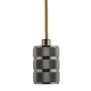 Lighto | Pendel Brons E27 Fitting | Retro | 1.5m Snoer | Met Plafondka Lighto | Pendel Brons E27 Fitting | Retro | 1.5m Snoer | Met Plafondka