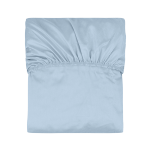 noo.ma Oba hoeslaken double organic cotton – Baby Blue, 200×200 cm, to noo.ma Oba hoeslaken double organic cotton – Baby Blue, 200×200 cm, to