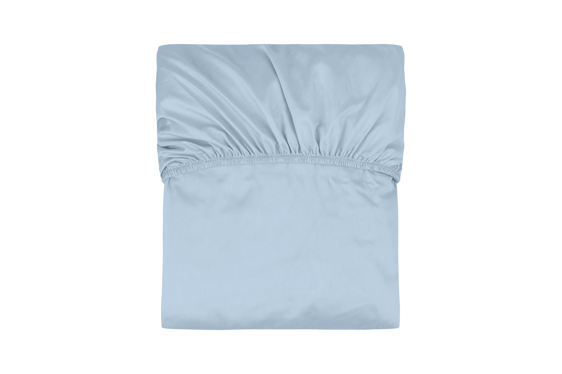 noo.ma Oba hoeslaken double organic cotton - Baby Blue, 200x200 cm, to