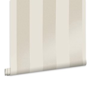 Laura Ashley Vliesbehang – Lille Pearlescent Stripe Linen – 10mx52cm Laura Ashley Vliesbehang – Lille Pearlescent Stripe Linen – 10mx52cm