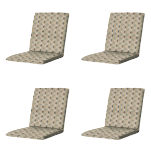 Madison stapelstoelkussen Rae – groen – 97x49x5cm – set van 4 Madison stapelstoelkussen Rae – groen – 97x49x5cm – set van 4