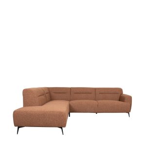 LABEL51 Hoekbank Bolzano Links – Oranje Bouclé – 270x227x80cm LABEL51 Hoekbank Bolzano Links – Oranje Bouclé – 270x227x80cm