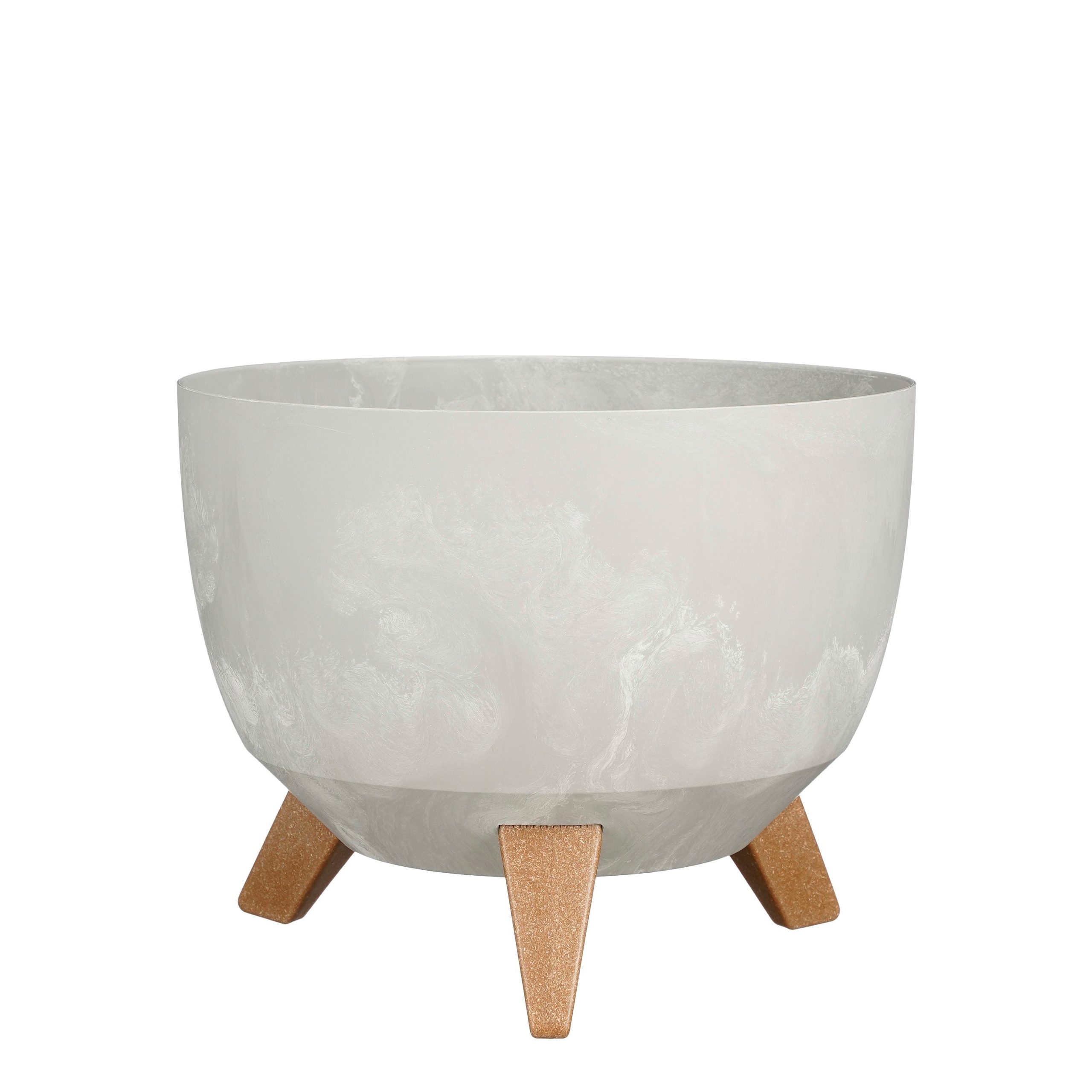 Mica Decorations Doppio Plantenbak op Poten - 18,5 x Ø29 cm - Plantenb
