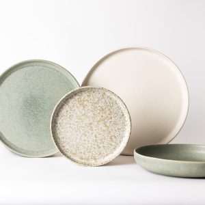 Mimo Homeware serviesset Ocean Breeze & Broken Shells – 4-delig – 2 pe Mimo Homeware serviesset Ocean Breeze & Broken Shells – 4-delig – 2 pe