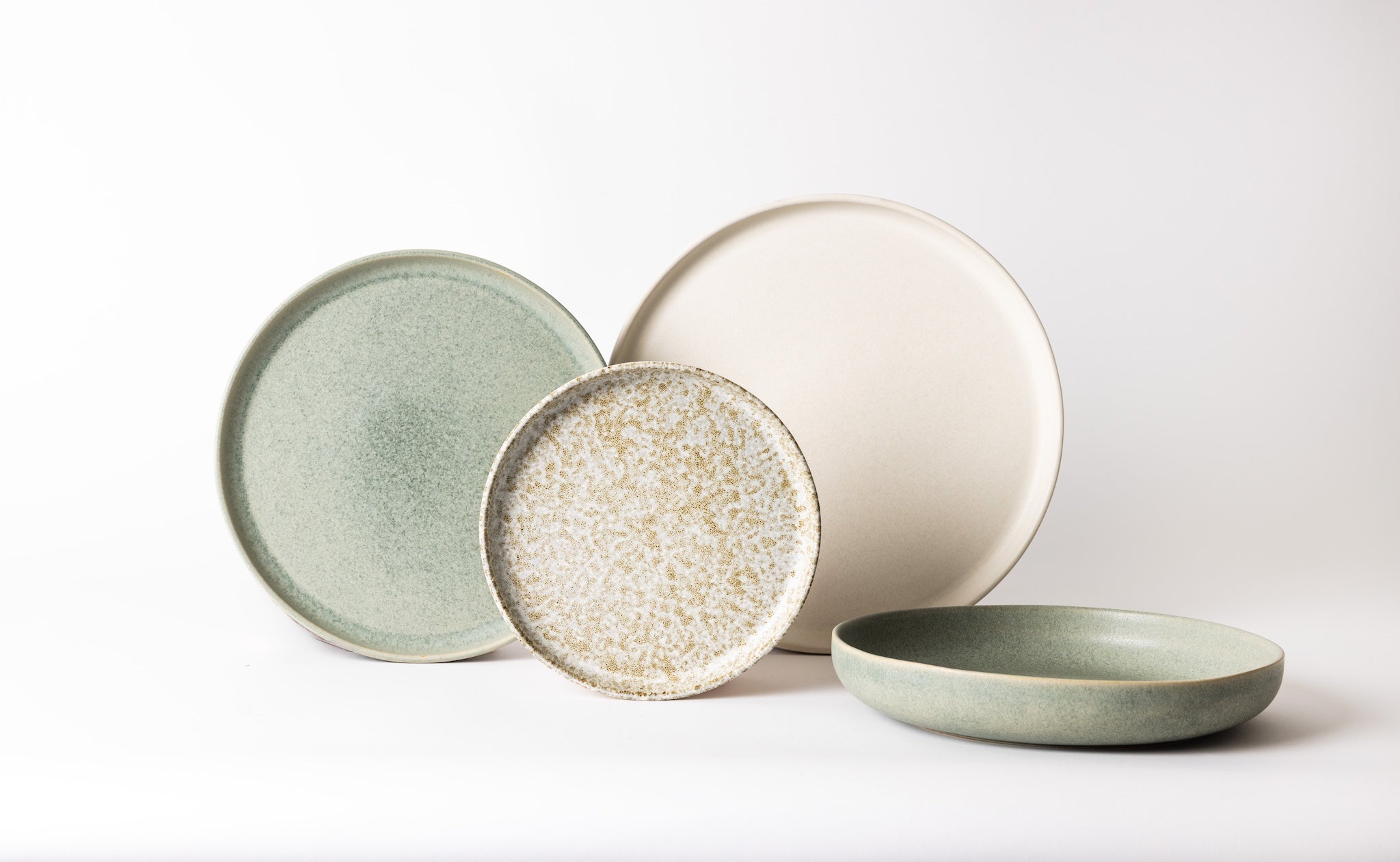Mimo Homeware serviesset Ocean Breeze & Broken Shells - 4-delig - 2 pe