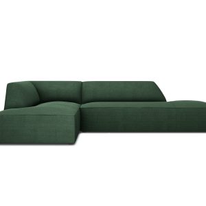 Micadoni linker hoekbank Ruby 4-zits, structurele stof, groente – 180x Micadoni linker hoekbank Ruby 4-zits, structurele stof, groente – 180x