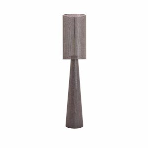 Light & Living vloerlamp Micky – bruin – Ø38cm Light & Living vloerlamp Micky – bruin – Ø38cm
