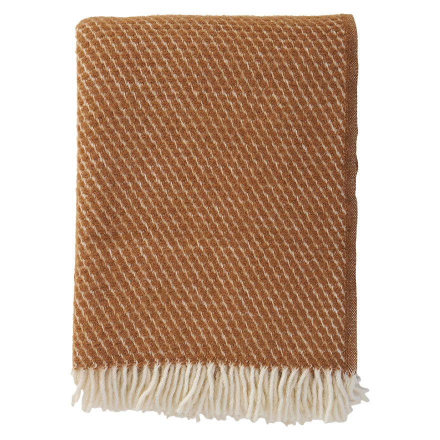 Klippan 100% wollen - deken Velvet - mocca - 130x200cm