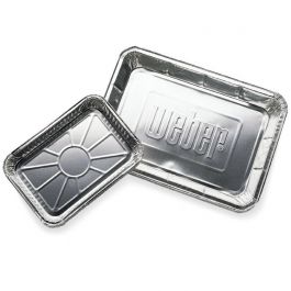Weber Aluminium druipbakjes Klein, 10 stuks
