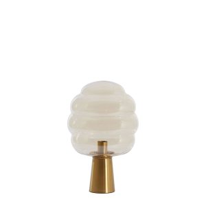 Light & Living tafellamp Misty – oranje – Ø30cm Light & Living tafellamp Misty – oranje – Ø30cm