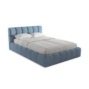 LaMiaSofa Bed met opbergruimte Roma – chenille stof – jeans – 160x228x LaMiaSofa Bed met opbergruimte Roma – chenille stof – jeans – 160x228x