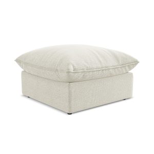 LaMiaSofa Poef Ravenna – bouclé – zand – 75x75x45 LaMiaSofa Poef Ravenna – bouclé – zand – 75x75x45