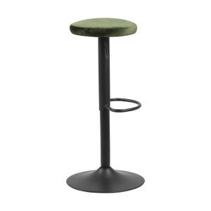 Lisomme Emma velvet barkruk donkergroen – 80 cm Lisomme Emma velvet barkruk donkergroen – 80 cm