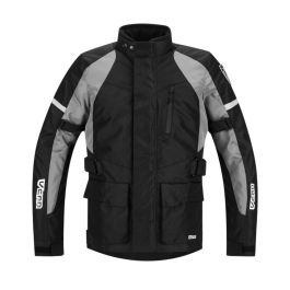 Motorjas Grijs/Zwart – XL